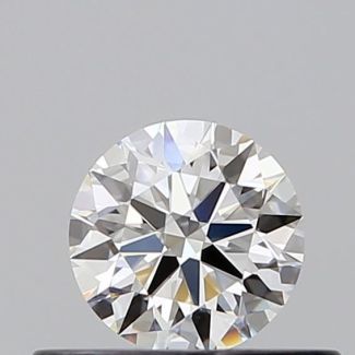 0.35 Carat Round G VVS1 EX GIA Natural Diamond