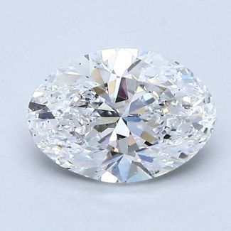 1.2 Carat Oval D SI1 - EX VG GIA Natural Diamond