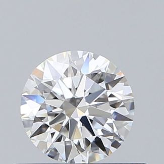 0.4 Carat Round F VVS1 EX VG GIA Natural Diamond