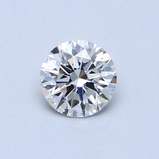 0.51 Carat Round D VS2 EX VG GIA Natural Diamond