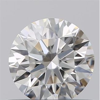 0.51 Carat Round D VVS1 EX GIA Natural Diamond