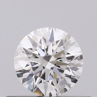 0.4 Carat Round H VS2 EX GIA Natural Diamond