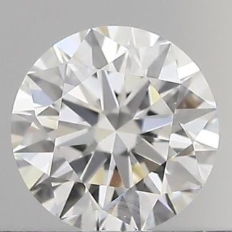 0.40 Carat Round E VS1 EX GIA Natural Diamond