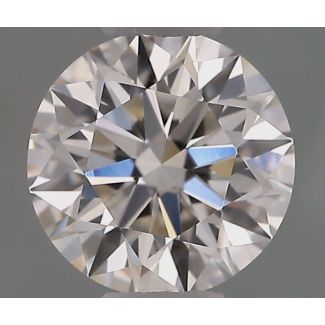 0.7 Carat Round H VVS1 EX GIA Natural Diamond