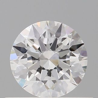 0.54 Carat Round D VVS1 EX GIA Natural Diamond