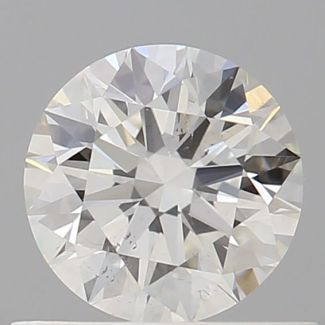 0.62 Carat Round G SI1 EX GIA Natural Diamond