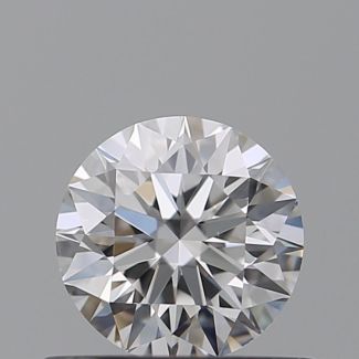 0.50 Carat Round D VVS2 EX GIA Natural Diamond