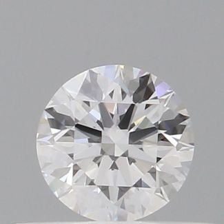 0.37 Carat Round D VVS1 EX GIA Natural Diamond