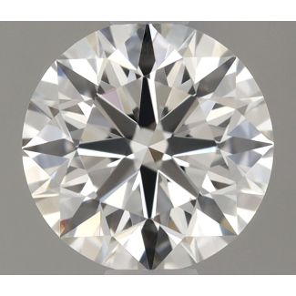 0.54 Carat Round E VVS1 EX GIA Natural Diamond