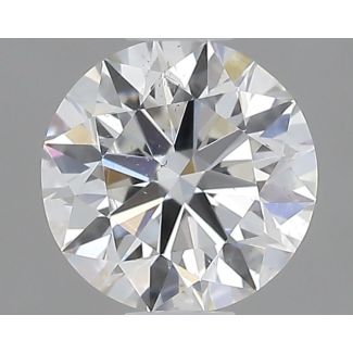 0.51 Carat Round G VS2 EX GIA Natural Diamond