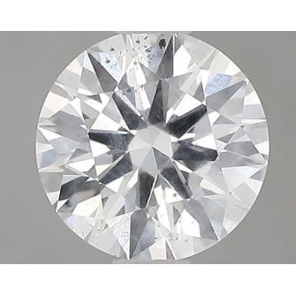 0.7 Carat Round D SI2 EX GIA Natural Diamond