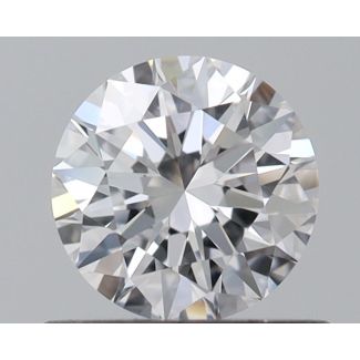 0.5 Carat Round D VS1 EX GIA Natural Diamond