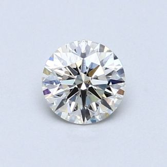 0.56 Carat Round F VVS2 EX GIA Natural Diamond