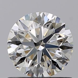 0.70 Carat Round H SI2 VG EX GIA Natural Diamond