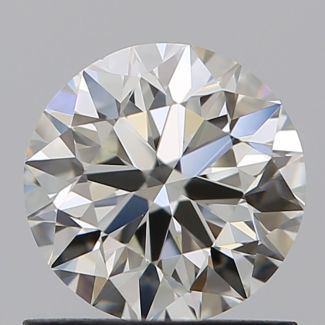 0.95 Carat Round H VVS2 EX IGI Natural Diamond