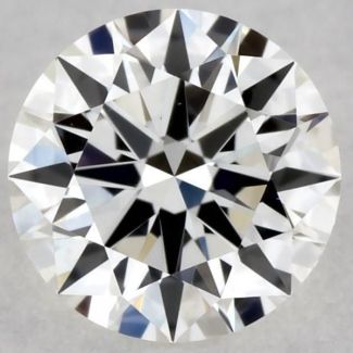 0.28 Carat Round H VS2 EX GIA Natural Diamond