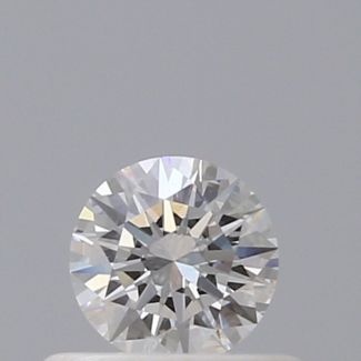 0.36 Carat Round D VS1 EX GIA Natural Diamond