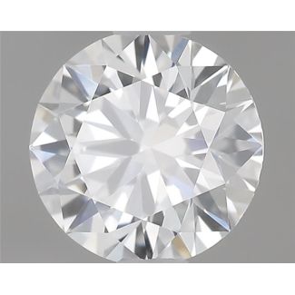 0.4 Carat Round F VVS2 EX GIA Natural Diamond