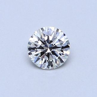 0.37 Carat Round F VS2 EX GIA Natural Diamond