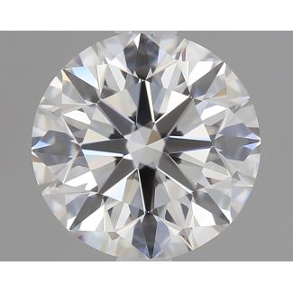 1.41 Carat Round F VVS1 EX GIA Natural Diamond