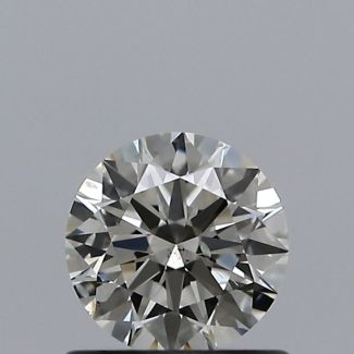 0.60 Carat Round K SI2 EX GIA Natural Diamond