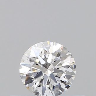 0.31 Carat Round D VVS2 EX GIA Natural Diamond