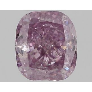 0.29 Carat Cushion Modified Fancy Pink I3 - GD GIA Natural Diamond