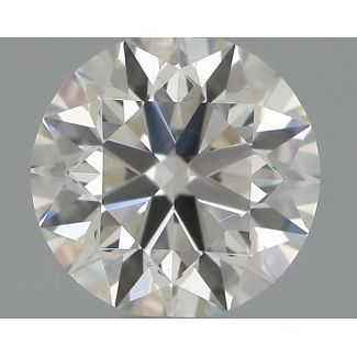 0.56 Carat Round G VS1 EX IGI Natural Diamond