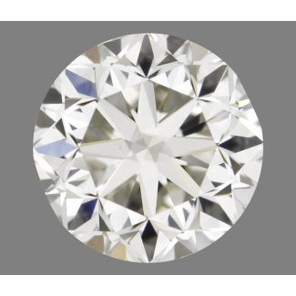 0.90 Carat Round K VS2 G VG GIA Natural Diamond