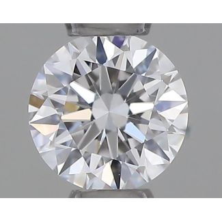 0.22 Carat Round D VVS1 EX GIA Natural Diamond