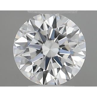 0.24 Carat Round F VVS1 EX GIA Natural Diamond