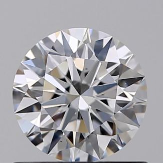 0.62 Carat Round D VS1 EX GIA Natural Diamond