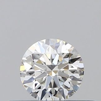 0.31 Carat Round G VVS2 EX GIA Natural Diamond