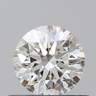 0.5 Carat Round G VVS2 EX GIA Natural Diamond