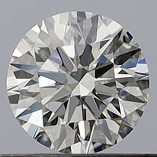 0.43 Carat Round G VVS2 EX GIA Natural Diamond