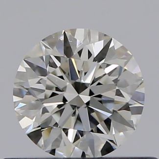 0.40 Carat Round H VS1 EX GIA Natural Diamond