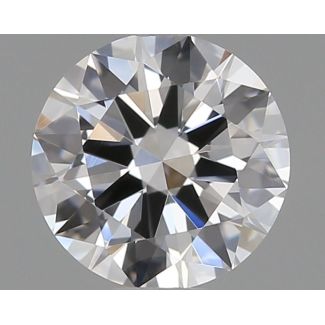 0.5 Carat Round D VVS2 EX GD GIA Natural Diamond