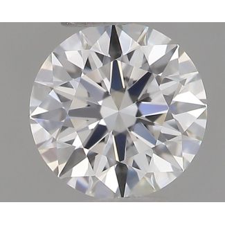 0.31 Carat Round E VVS1 EX GIA Natural Diamond