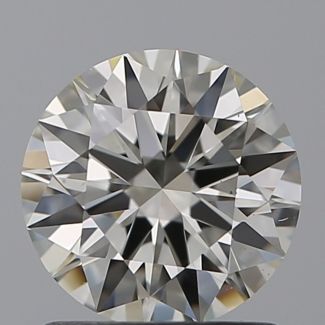 1.04 Carat Round J VS1 EX IGI Natural Diamond