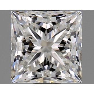 0.70 Carat Princess H VVS1 - EX GIA Natural Diamond