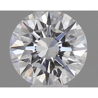 0.18 Carat Round D VVS1 EX GIA Natural Diamond