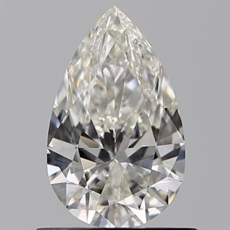 0.54 Carat Pear H VS2 - EX GIA Natural Diamond