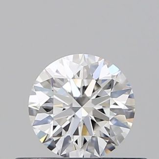 0.4 Carat Round F VVS1 EX VG GIA Natural Diamond