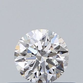 0.31 Carat Round F VVS2 EX GIA Natural Diamond