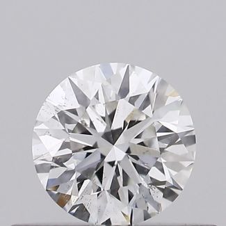 0.3 Carat Round E SI2 EX GIA Natural Diamond