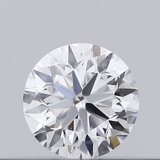 0.18 Carat Round D VVS1 VG GIA Natural Diamond