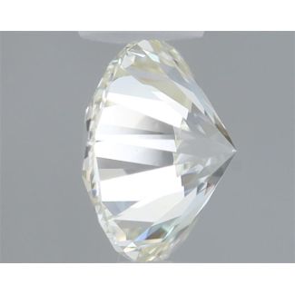 0.37 Carat Round I VVS2 EX GIA Natural Diamond