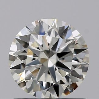 0.80 Carat Round K SI1 VG EX GIA Natural Diamond