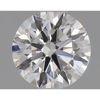 0.63 Carat Round D VVS1 EX GIA Natural Diamond