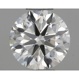 0.45 Carat Round F VS1 EX IGI Natural Diamond